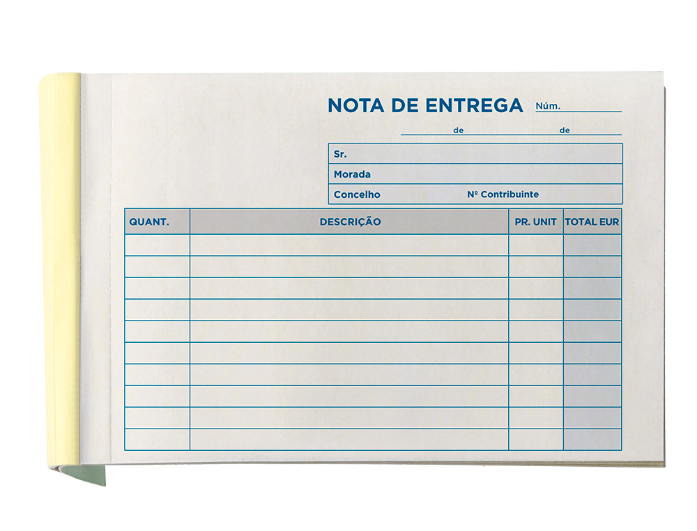 TALONARIO LIDERPAPEL ENTREGAS OCTAVO APAISADO 228 DUPLICADO -TEXTO EN PORTUGUES