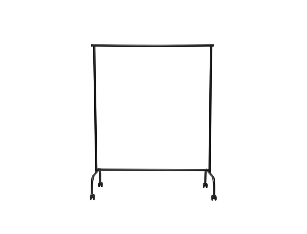 PERCHERO MAUL LIMBO CABALLETE EXTENSIBLE CON RUEDAS COLOR NEGRO 1270X505X1570 MM