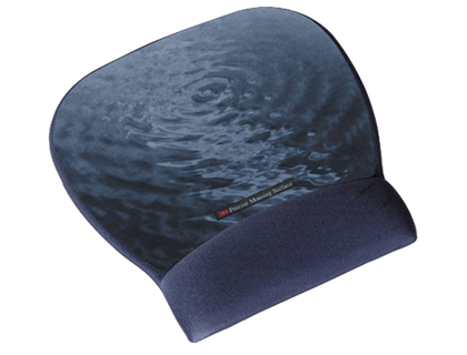 ALFOMBRILLA 3M PARA RATON COLOR AZUL MOTIVO AGUA CON SUPERFICIE DE PRECISION MW311BE
