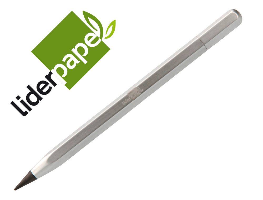 LAPICES DE GRAFITO CON GOMA LIDERPAPEL EVERLASTING HEXAGONAL PUNTA METAL GRAN DURABILIDAD NO NECESITA SACAR