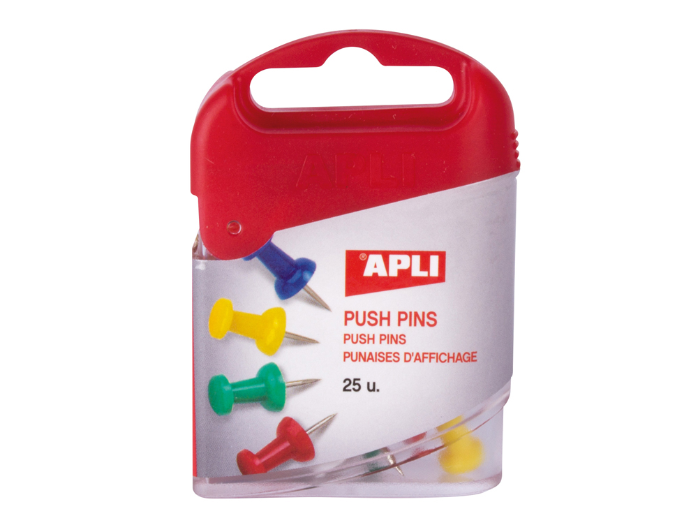 AGUJAS SEALIZADORAS APLI 8X23 MM CAJA DE 25 UNIDADES COLORES SURTIDOS